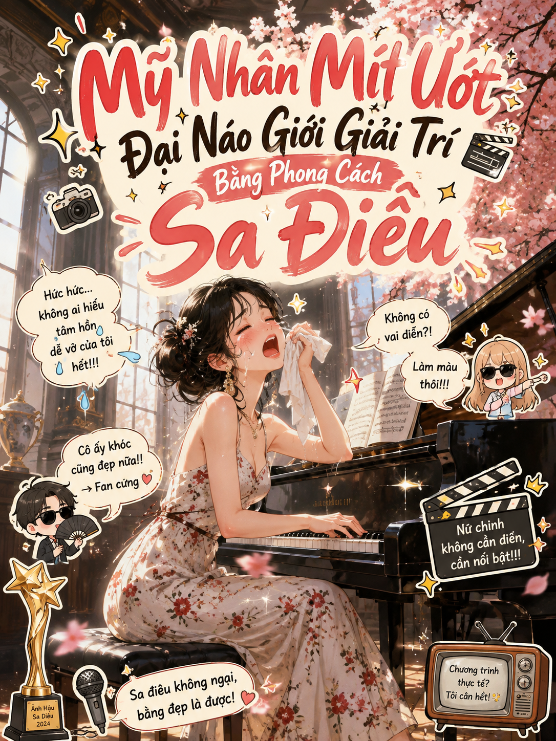 Mỹ Nhân Mít Ướt Đại Náo Giới Giải Trí Bằng Phong Cách Sa Điêu (Dịch Full)